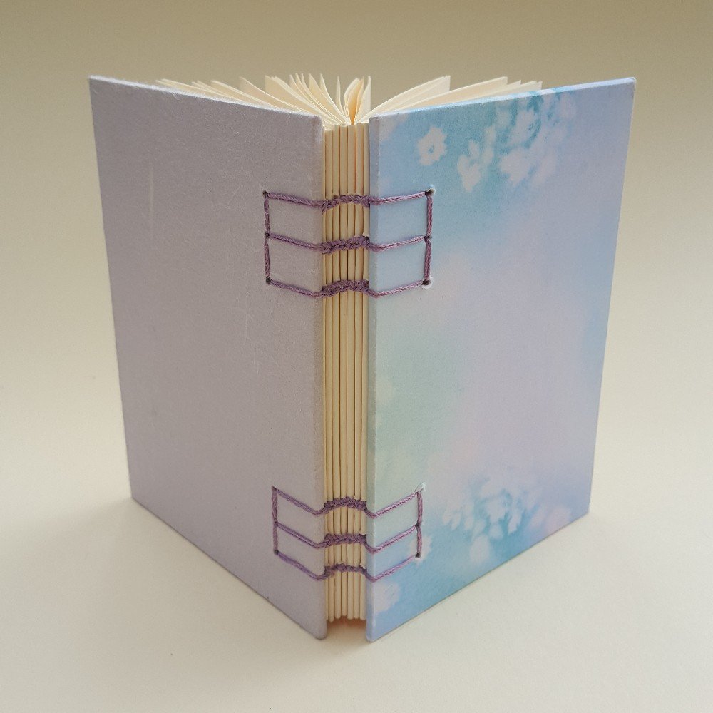 Small journal: lilac 
abstract design