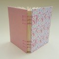 Small journal: pink 
hearts pattern