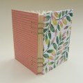 Small journal: coral 
leaves pattern