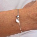 Mother & Daughter 
Silver Bracelet