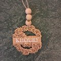 Personalized Family 
Name Ornament
