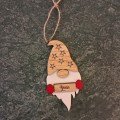 Personalized Name 
Gnome Ornament