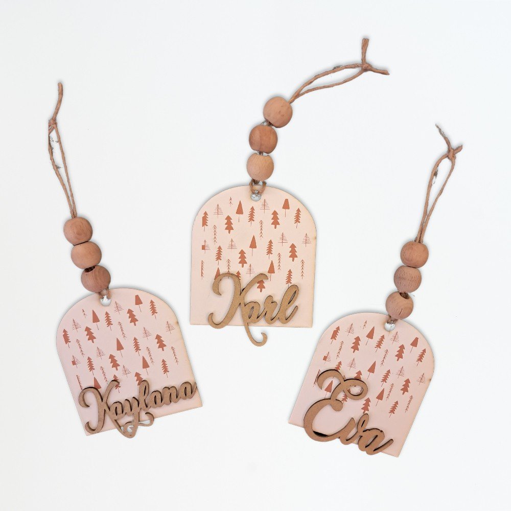 Personalized Name 
Trees Ornament