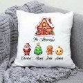 Personalized Pillow Cover: Christmas Elements