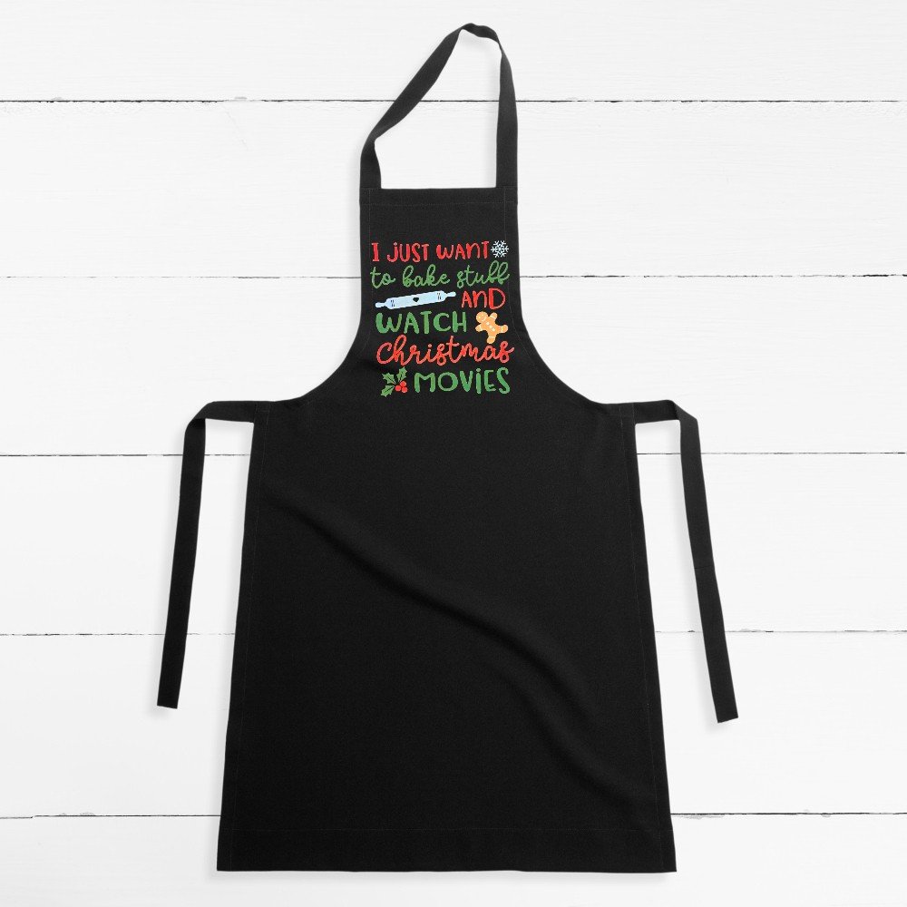 Personalized Christmas 
Apron: Bake & Watch