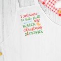 Personalized Christmas 
Apron: Bake & Watch