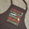 Personalized Christmas 
Apron: Bake & Watch
