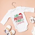 Personalized Little Mr. 
Christmas Onesie