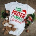 Personalized Little Mr. 
Christmas Onesie