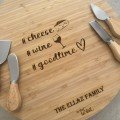 Customized Cheese Board 
with Knives Set