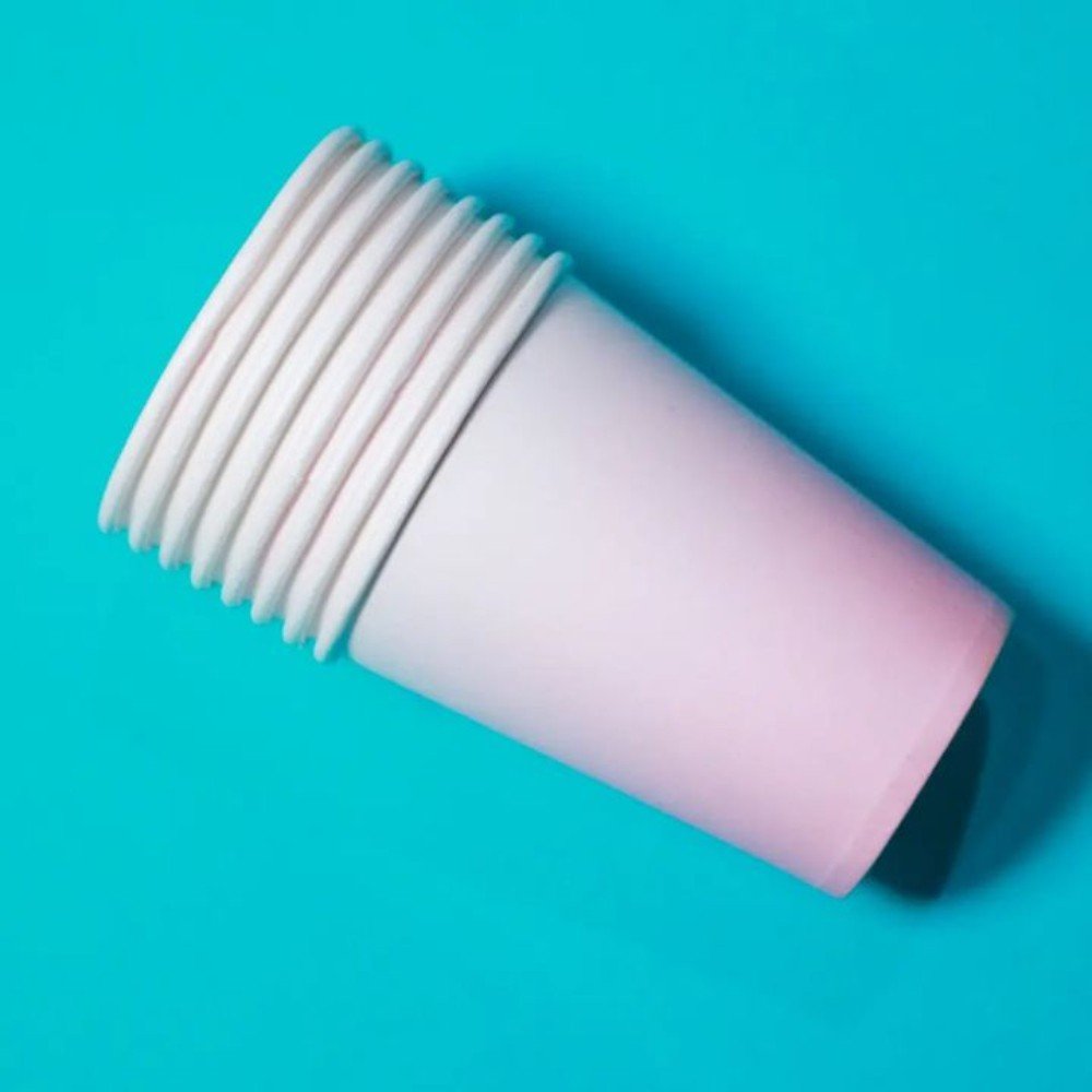 Pink Ice Cream Paper 
Tableware Party Set