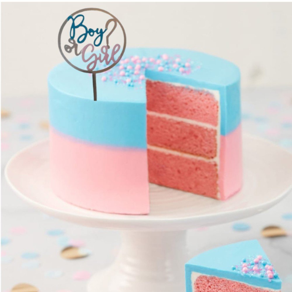 Gender Reveal 
Cake Topper