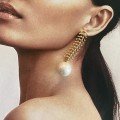Long Pearl 
Drop Earrings