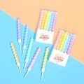 Pack of Wavy 
Pastel Cake Candles
