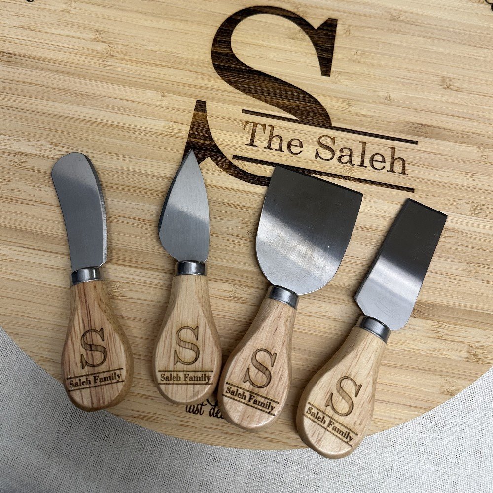 Customized Cheese Board 
with Knives Set