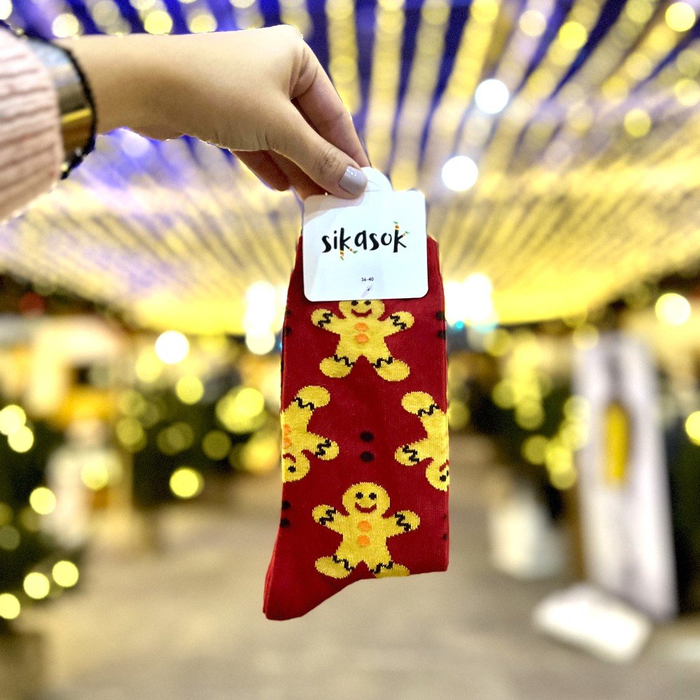 Gingerbread Man 
Kids Socks