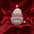 Christmas Santa 
Head Candle