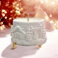 Christmas Village 
White Candle
