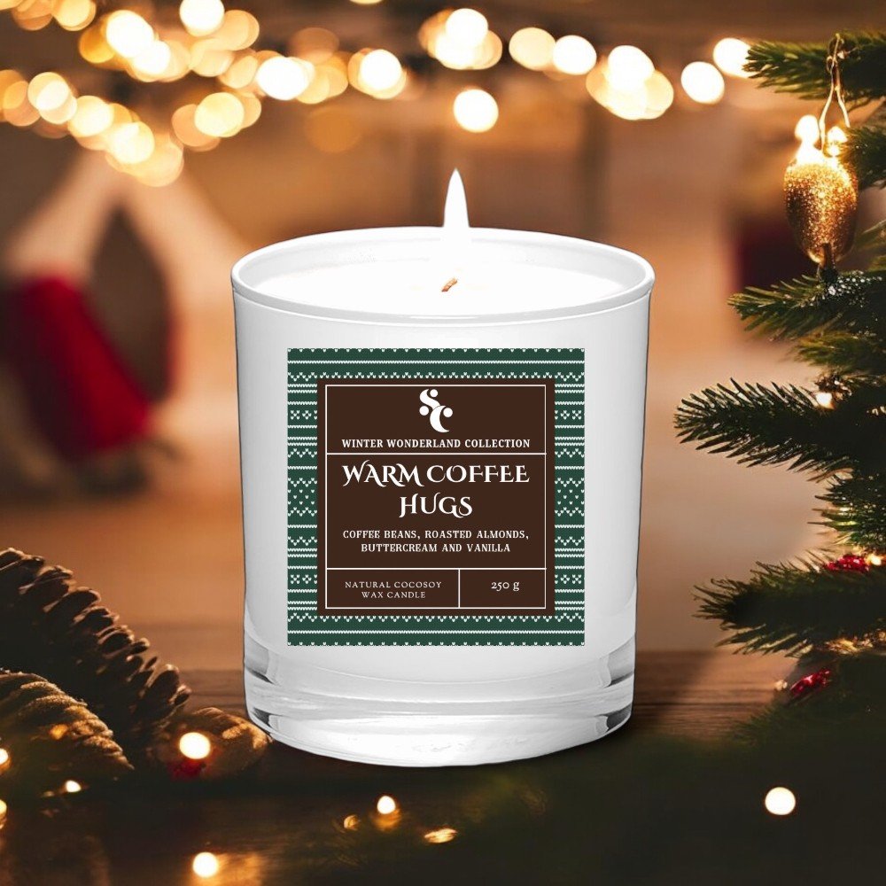 Warm Coffee Hugs Christmas Scented Candle