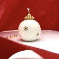 Big White 
Christmas Ball Candle