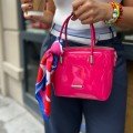Fuchsia 
Eco-Leather Handbag