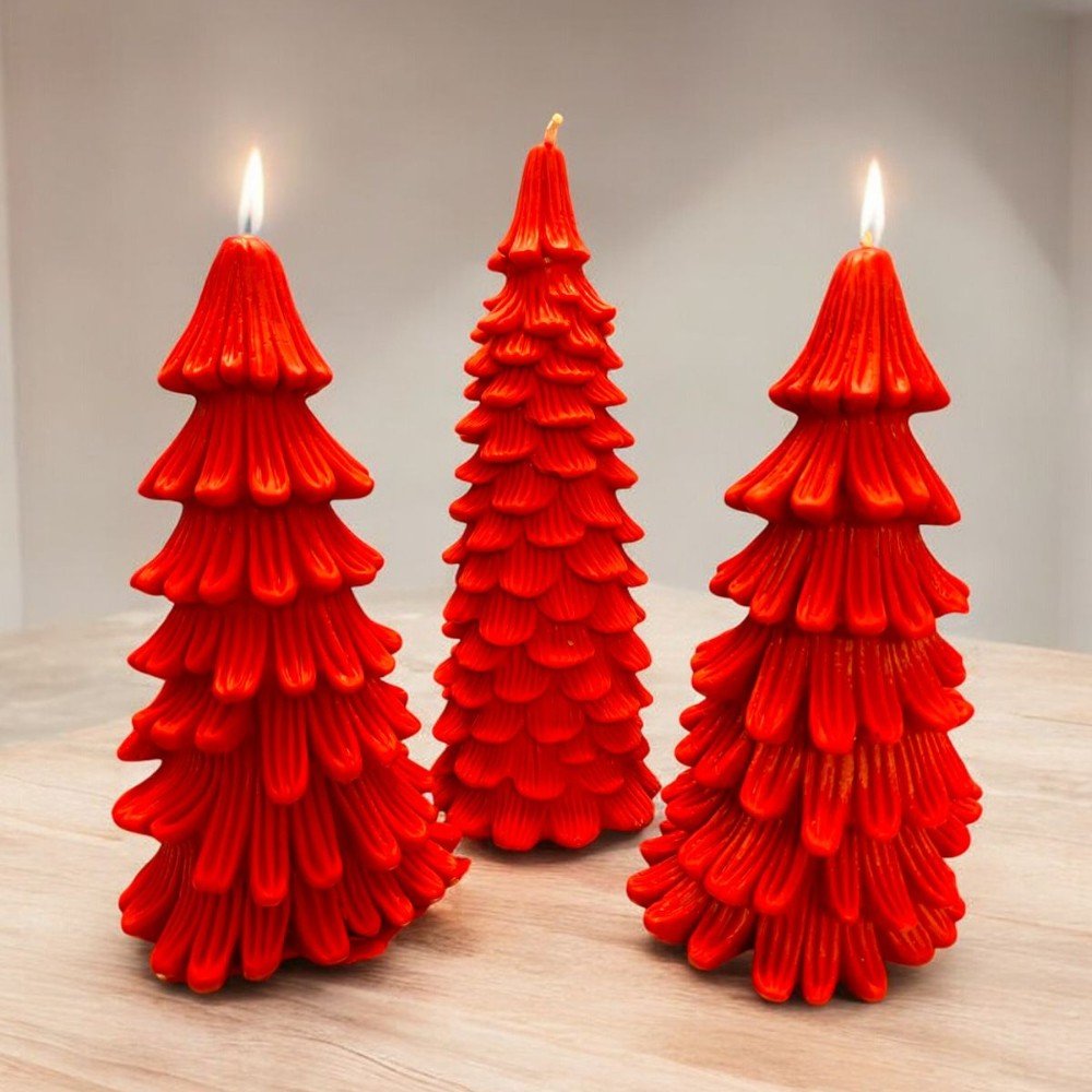 Christmas Trees 
Candles Set of 3