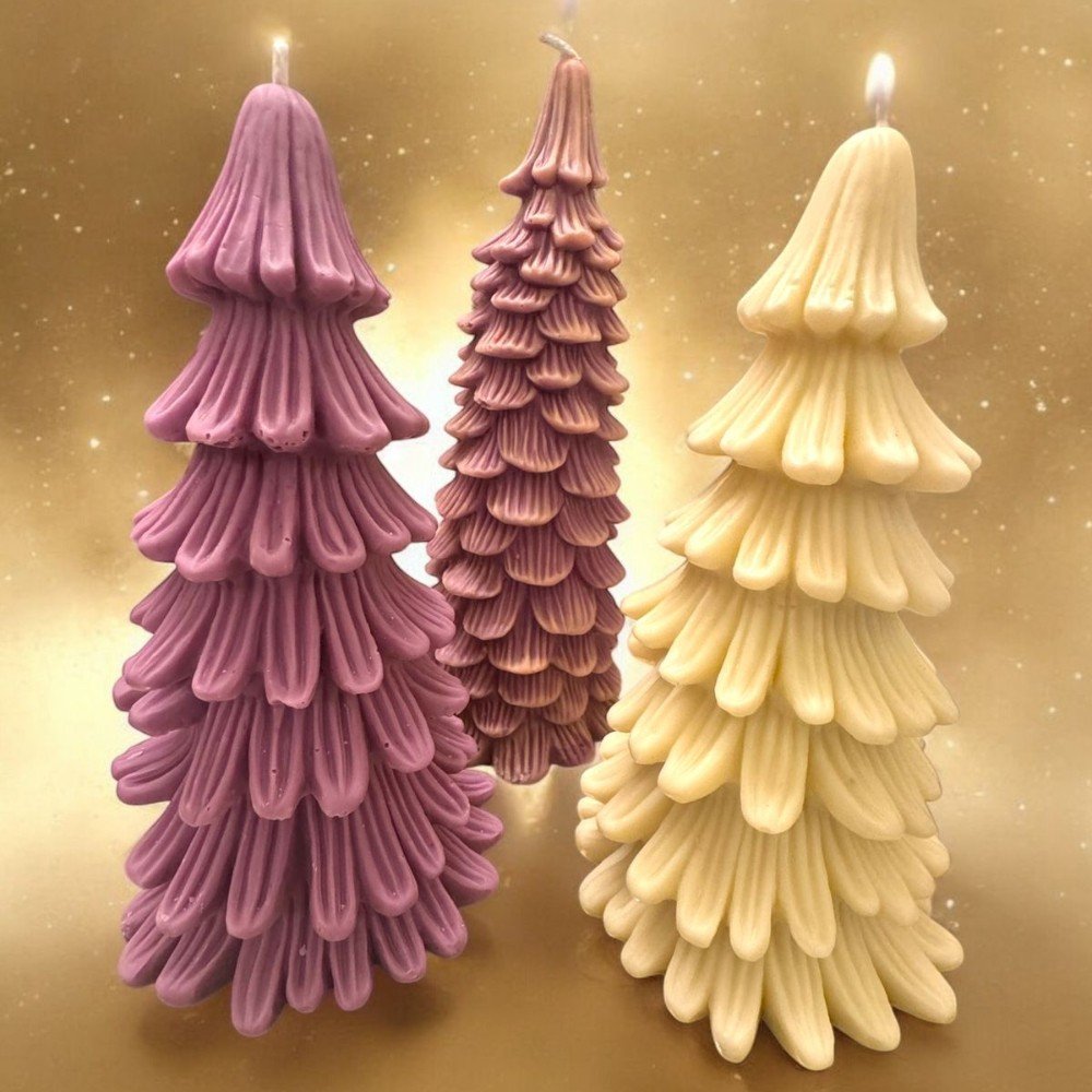 Christmas Trees 
Candles Set of 3