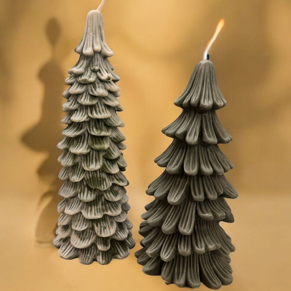 Christmas Trees 
Candles Set of 2