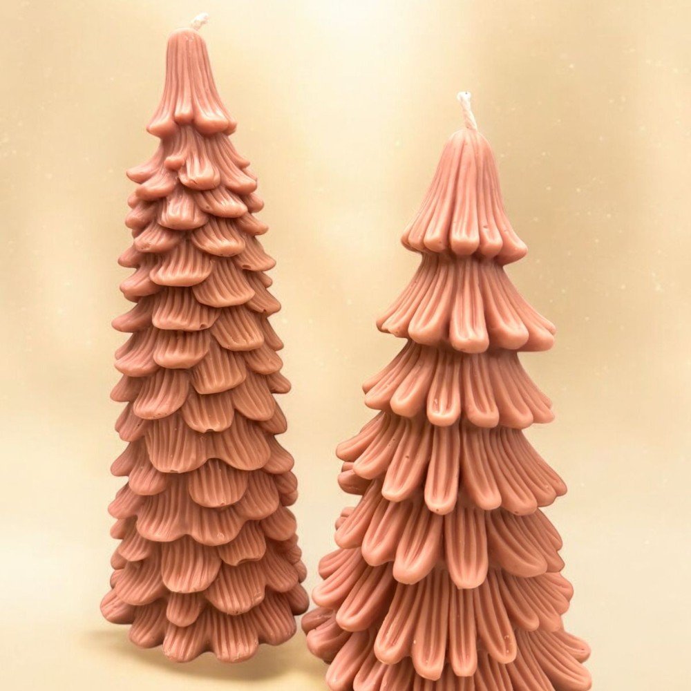 Christmas Trees 
Candles Set of 2