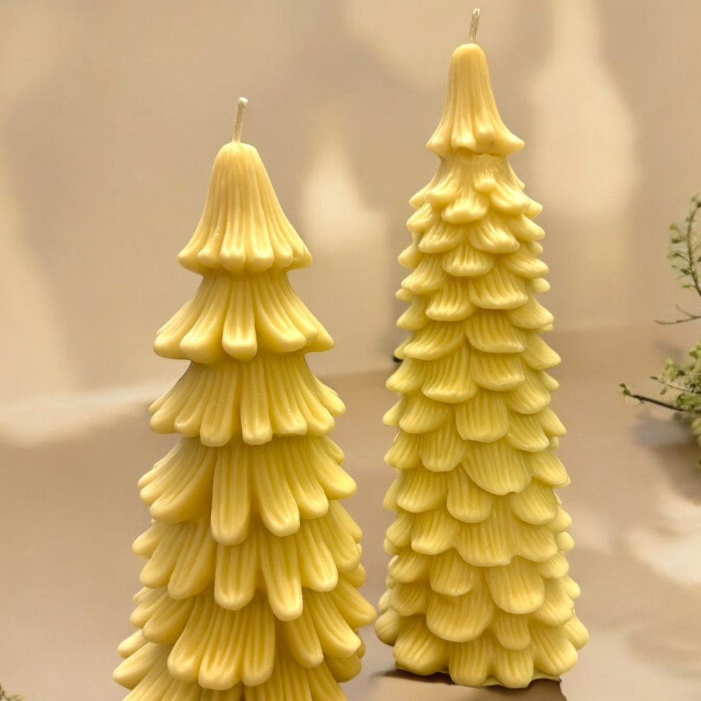 Christmas Tree 
Leaf Candle