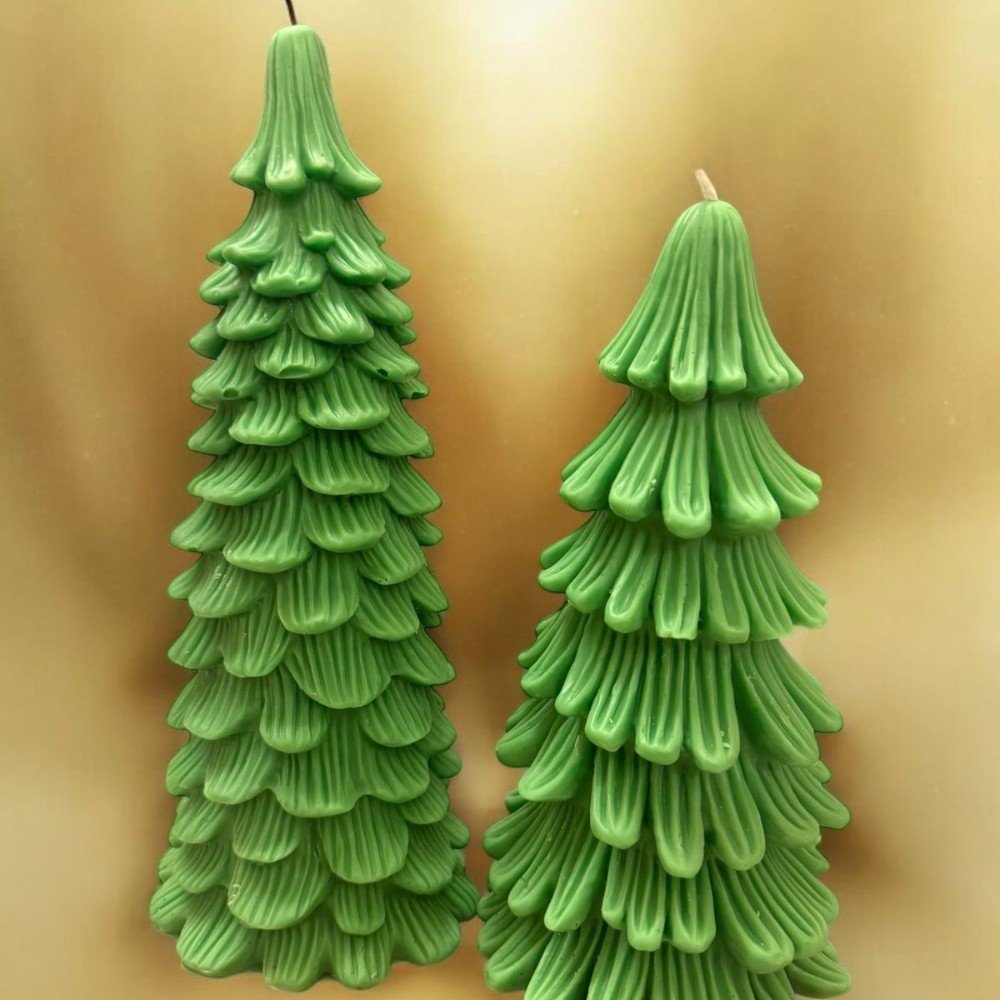 Christmas Tree 
Leaf Candle