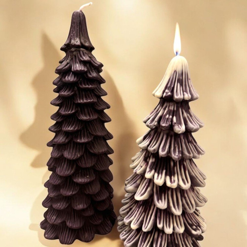 Christmas Tree 
Leaf Candle