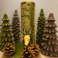 Reindeer Deluxe 
Candles Set