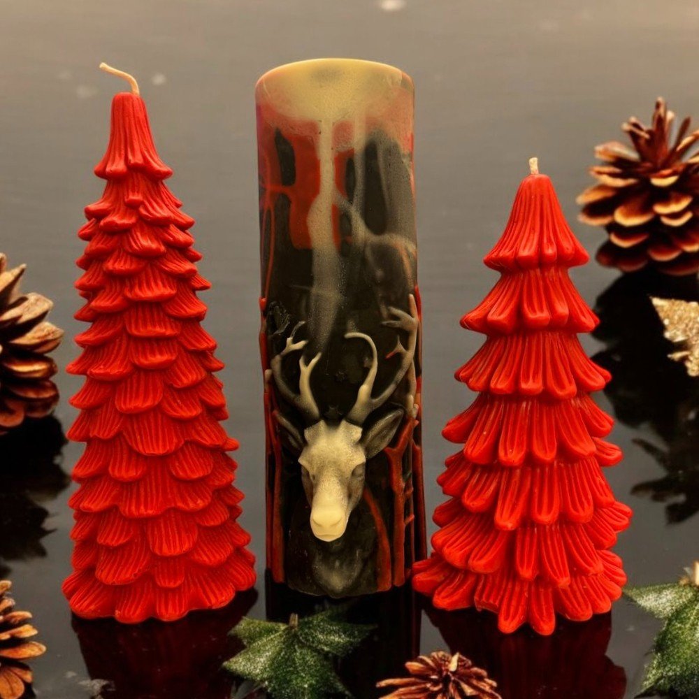 Reindeer Forest 
Candles Set