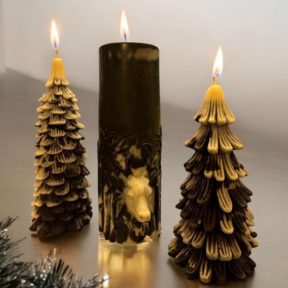Reindeer Forest 
Candles Set