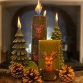 Reindeer's Flame 
Candles Set