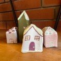 Handmade miniature clay village figurines – Design 3