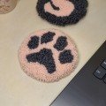 Paw Mug 
Rug Coaster