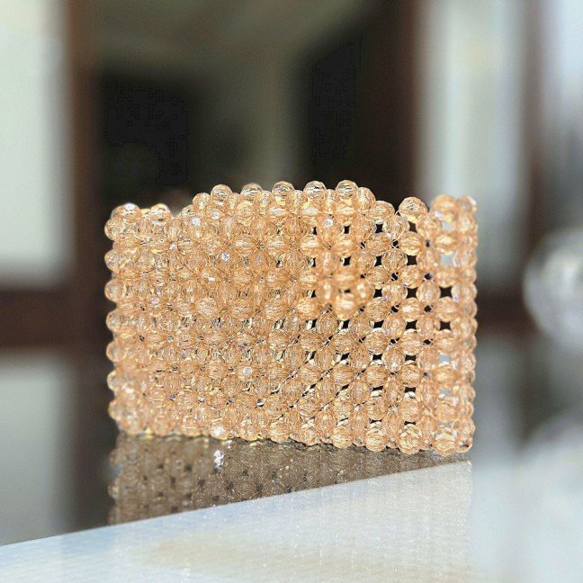 Godo's 
Beaded Clutch