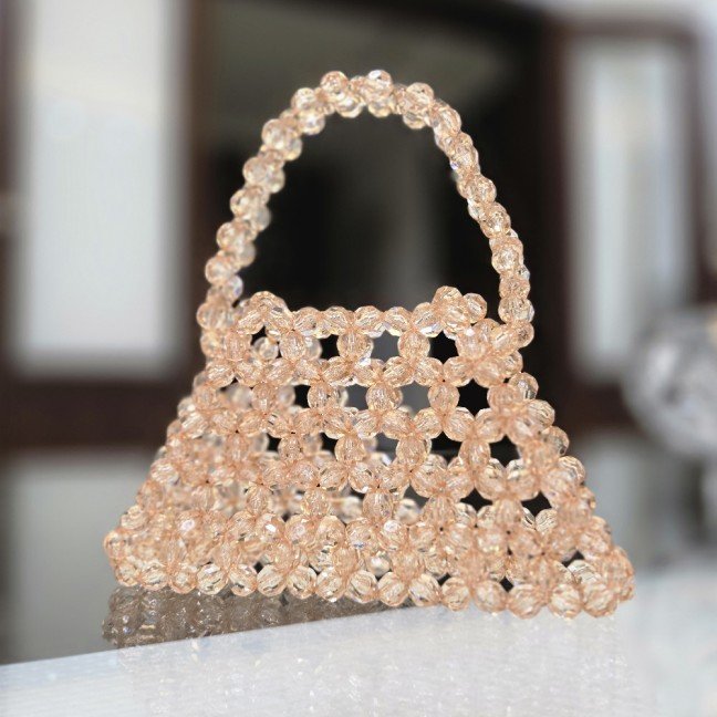 Triangle 
Beaded Bag