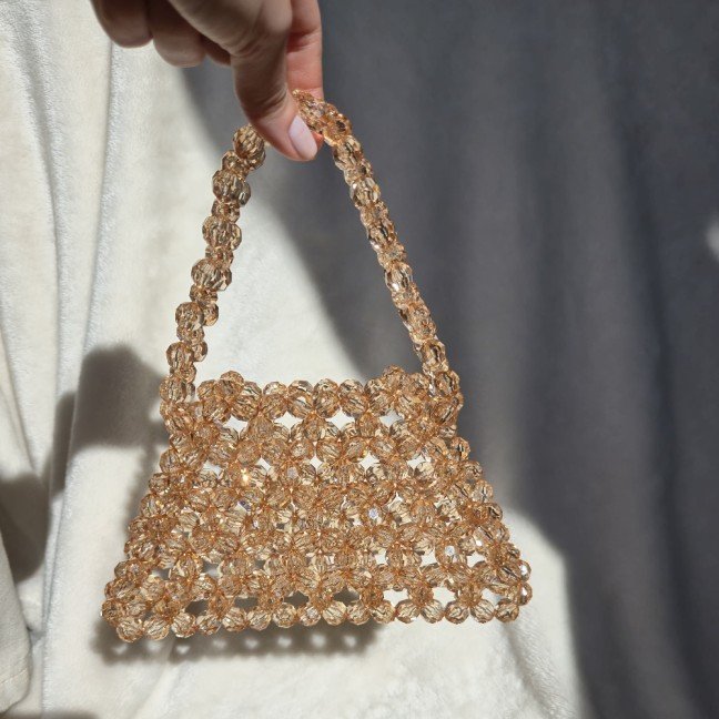 Triangle 
Beaded Bag