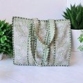 Floral Blockprint 
Tote Bag