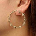 Star 
Hoop Earrings