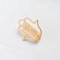 Hamsa 
Gold Pin