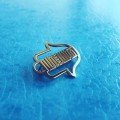 Hamsa 
Gold Pin