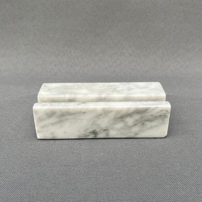 White Italian Marble 
Business Cards Holder