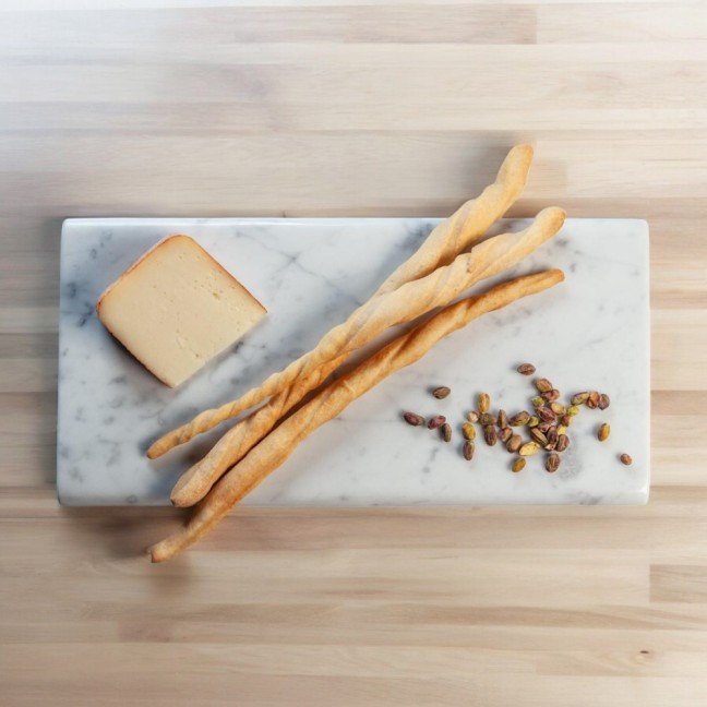 White Italian 
Marble Serving Tray