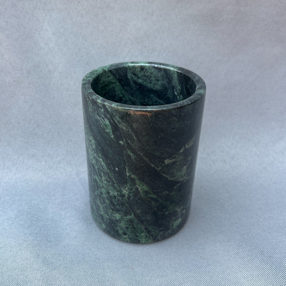 Green Italian 
Marble Pen Holder