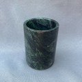 Green Italian 
Marble Pen Holder