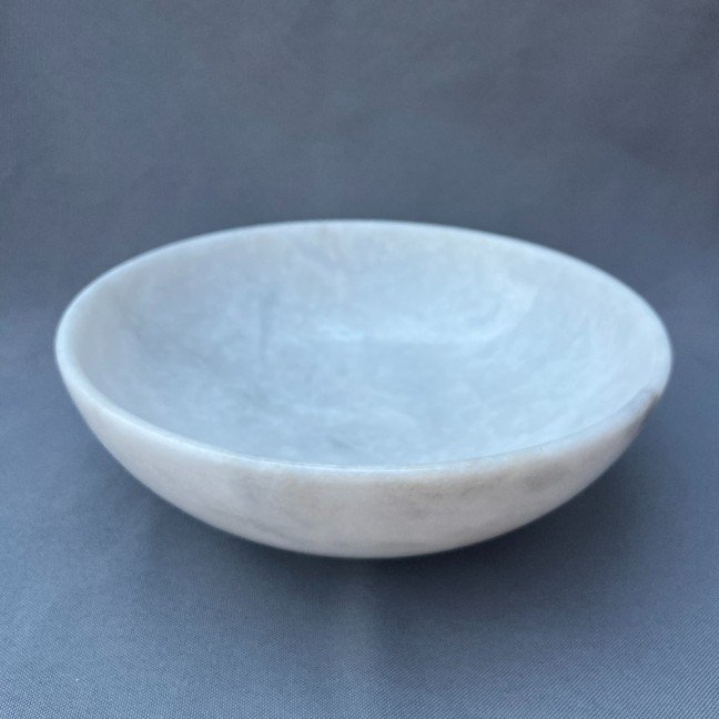 White Italian 
Marble Large Bowl